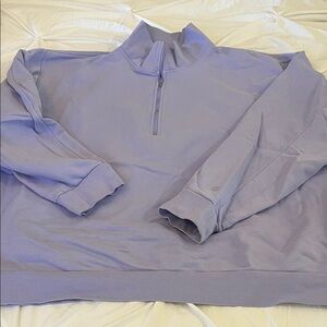 lululemon athletica Men's Lavender Quarter-Zip Pullover